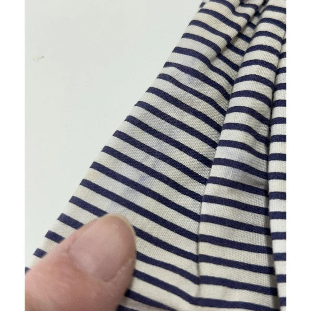 Vintage BARBIE Cotton Casual #912 Dress Strapless Navy & White Stripe Sundress